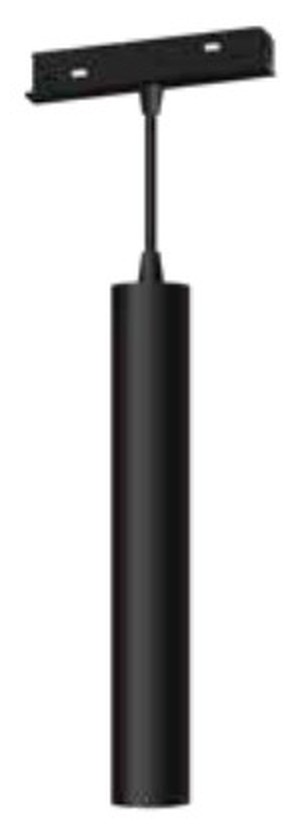 VOC Lighting HS-CXD300 48V magnetic track pendant light: &Oslash;40 mm cylinder tube, 300 mm long, on a 1 to 1000 mm adjustable drop