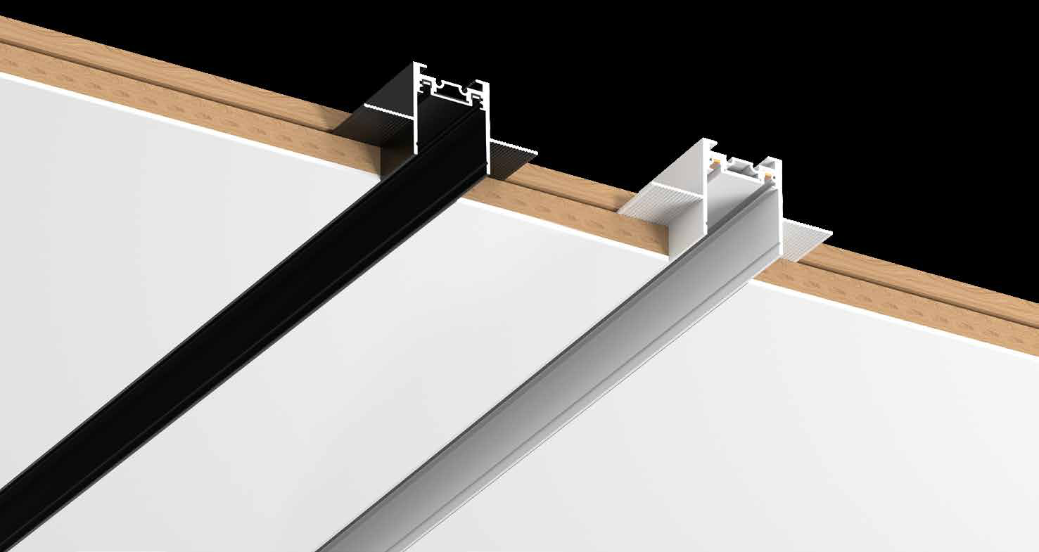VOC Lighting MT26 Track D Embedded Magnetic Track