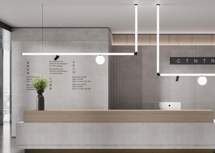 TB15 lighting in reception and welcome areas