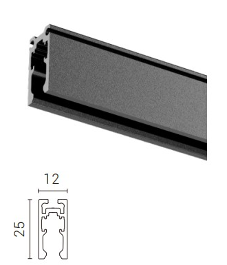 VOC Lighting DR5 DR5-SURFACE Surface / Supendant Track Profile