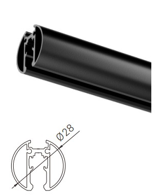 VOC Lighting DR5 DR5-ROUND Round Supendant Track Profile