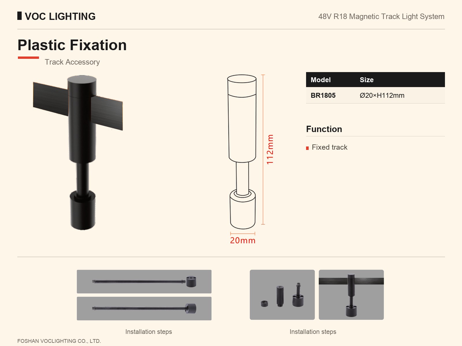 BR1805 Plastic Fixation
