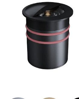 WB2080R Half covered inground light
