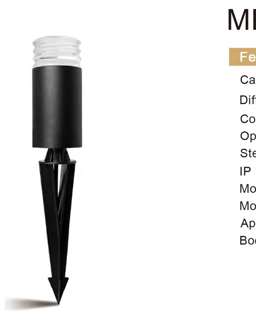 MB-60129 Spike product illustration and drawing