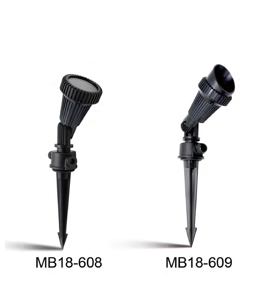 MB18-608 / MB18-609 Spike product illustration and drawing