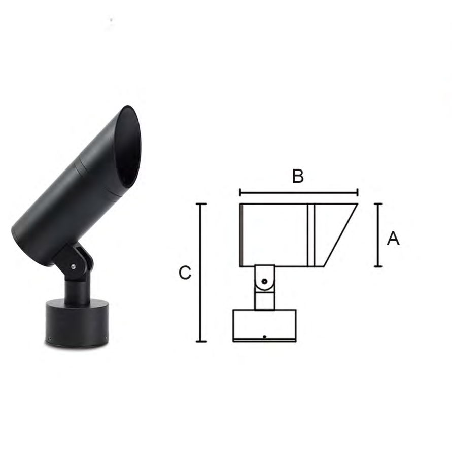 MB18-616Z Wall / base product illustration and drawing
