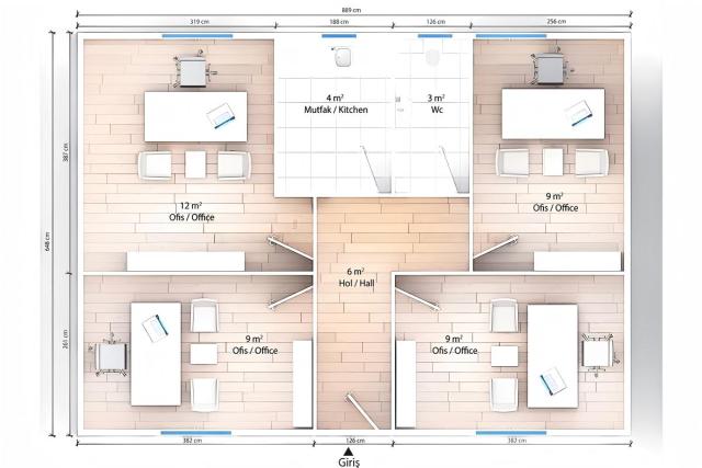 Site Labour Camp Buildings 58 m²