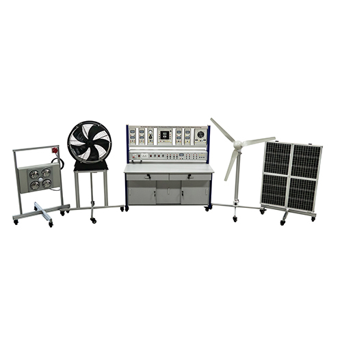 ชุดฝึกอบรมการผลิตไฟฟ้าด้วยพลังงานทดแทนจากพลังงานแสงอาทิตย์และพลังงานลม อุปกรณ์การสอน อุปกรณ์อาชีวศึกษา อุปกรณ์ฝึกอบรมพลังงานทดแทน