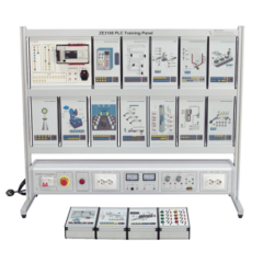 Painel de formação PLC, equipamento educativo escolar, bancada de formação profissional, kit de formação PLC Siemens.