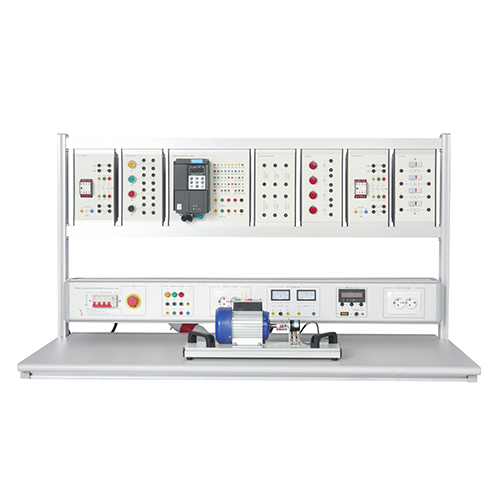 Kit experimental de motor com carga resistiva, equipamento escolar para treino, banco de trabalho educativo, equipamento para treino elétrico.