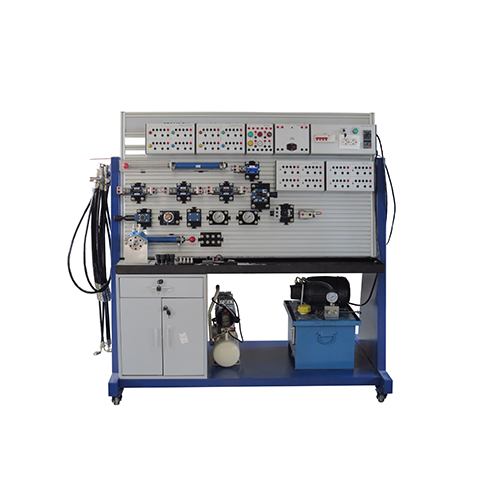 Didactic Modules With Electric, Pneumatic And Hydraulic Actuators Mechatronics Trainer Didactic Equipment Vocational Training Equipment