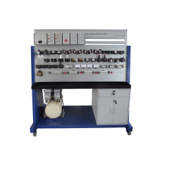 Electro Pneumatic Workbench For Training Double Sided Pneumatic Bench Didactic Equipment Vocational Training Equipment