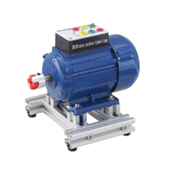 Motor assíncrono trifásico de gaiola de esquilo, equipamento escolar, formação, banco de trabalho educativo, treinador de máquinas elétricas