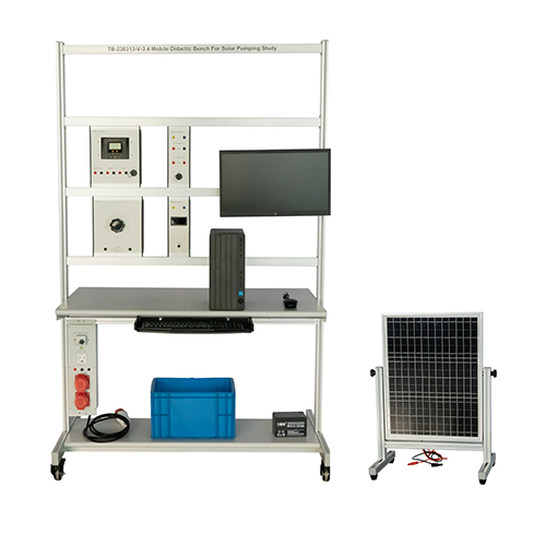 Mobile Didactic Bench For Solar Pumping Study Didactic Equipment Vocational Training Equipment Renewable Training Equipment