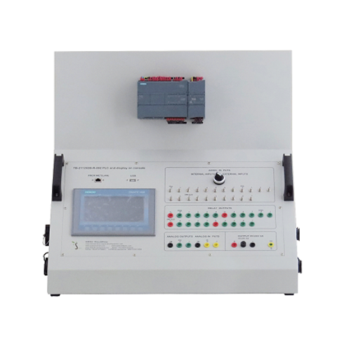PLC and Display on Console Vocational Education Equipment Educational Laboratory Bench Electrical Training Equipment
