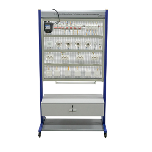 Mobile Station for Training of Home Electrical Installations Teaching Workbench Equipment Educational Technology Electrical Training Equipment
