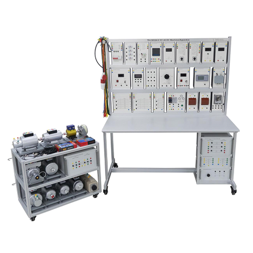 Equipamento para máquinas CA/CC, equipamento escolar, formação, bancada de laboratório educacional, equipamento para formação elétrica.