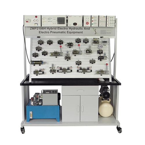 อุปกรณ์ไฮบริดอิเล็กโทรไฮดรอลิกและอิเล็กโทรนิวแมติกส์ ผู้ฝึกสอนเมคคาทรอนิกส์ อุปกรณ์การสอน อุปกรณ์ฝึกอบรมอาชีพ