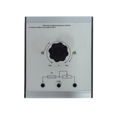 Reostato di avviamento per macchina CC con bobina da 220 V Attrezzatura per tecnologia educativa Banco da lavoro didattico Attrezzatura per formazione elettrica