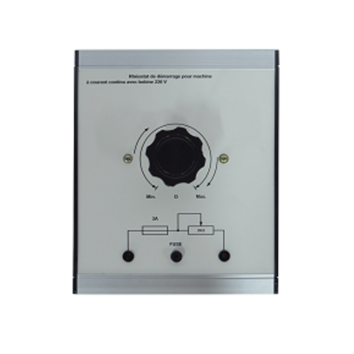 Reostato di avviamento per macchina CC con bobina da 220 V Attrezzatura per tecnologia educativa Banco da lavoro didattico Attrezzatura per formazione elettrica