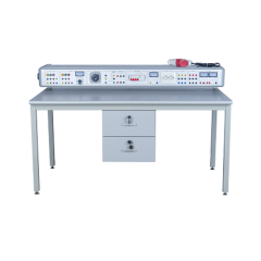 Bancada de trabalho para formação profissional, equipamento educativo para escolas e escolas, equipamento para formação em eletricidade.