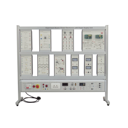 Experiment Board: Power Electronics With Power Supply Unit School Educational Equipment Didactic Equipment Electrical Training Equipment