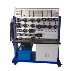 منضدة عمل تدريب هيدروليكية متناسبة (جانب واحد) معدات تدريب الميكاترونيات معدات التدريس معدات التدريب المهني