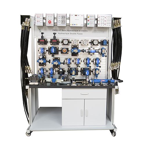 Double Sides Electro Hydraulic Trainer Hydraulic Training Equipment Didactic Equipment Vocational Training Equipment