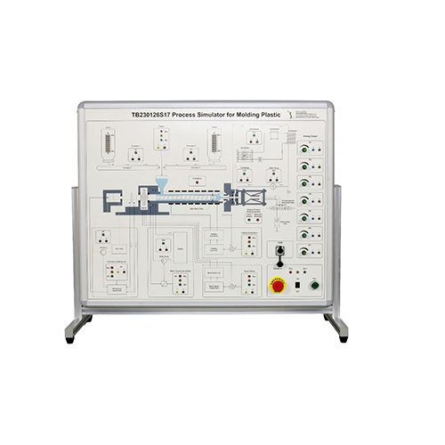 Process Simulator for Molding Plastic Didactic Equipment Vocational Training Equipment Process Control Trainer