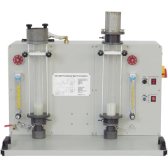 Sprzęt dydaktyczny do formowania złoża fluidalnego, sprzęt do kształcenia zawodowego, sprzęt laboratoryjny do mechaniki płynów