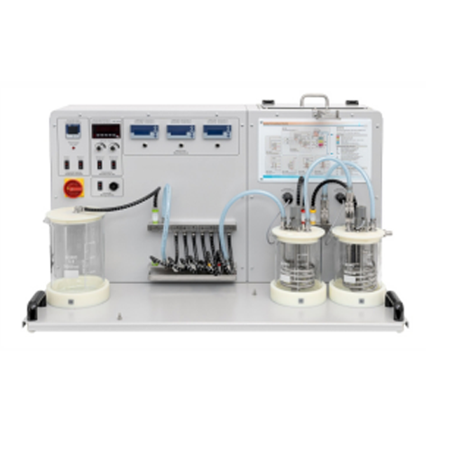 Unidad de suministro para reactores químicos, banco de trabajo de laboratorio educativo, banco de trabajo para formación profesional, equipo de entrenamiento térmico