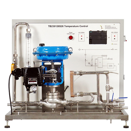 Regolatore di temperatura, apparecchiatura didattica, apparecchiatura per la formazione professionale, apparecchiatura per il controllo di processo
