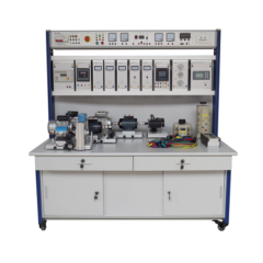 Stół warsztatowy do maszyn elektrycznych, sprzęt szkolny, szkolenia, edukacyjny stół warsztatowy, sprzęt do szkoleń elektrycznych