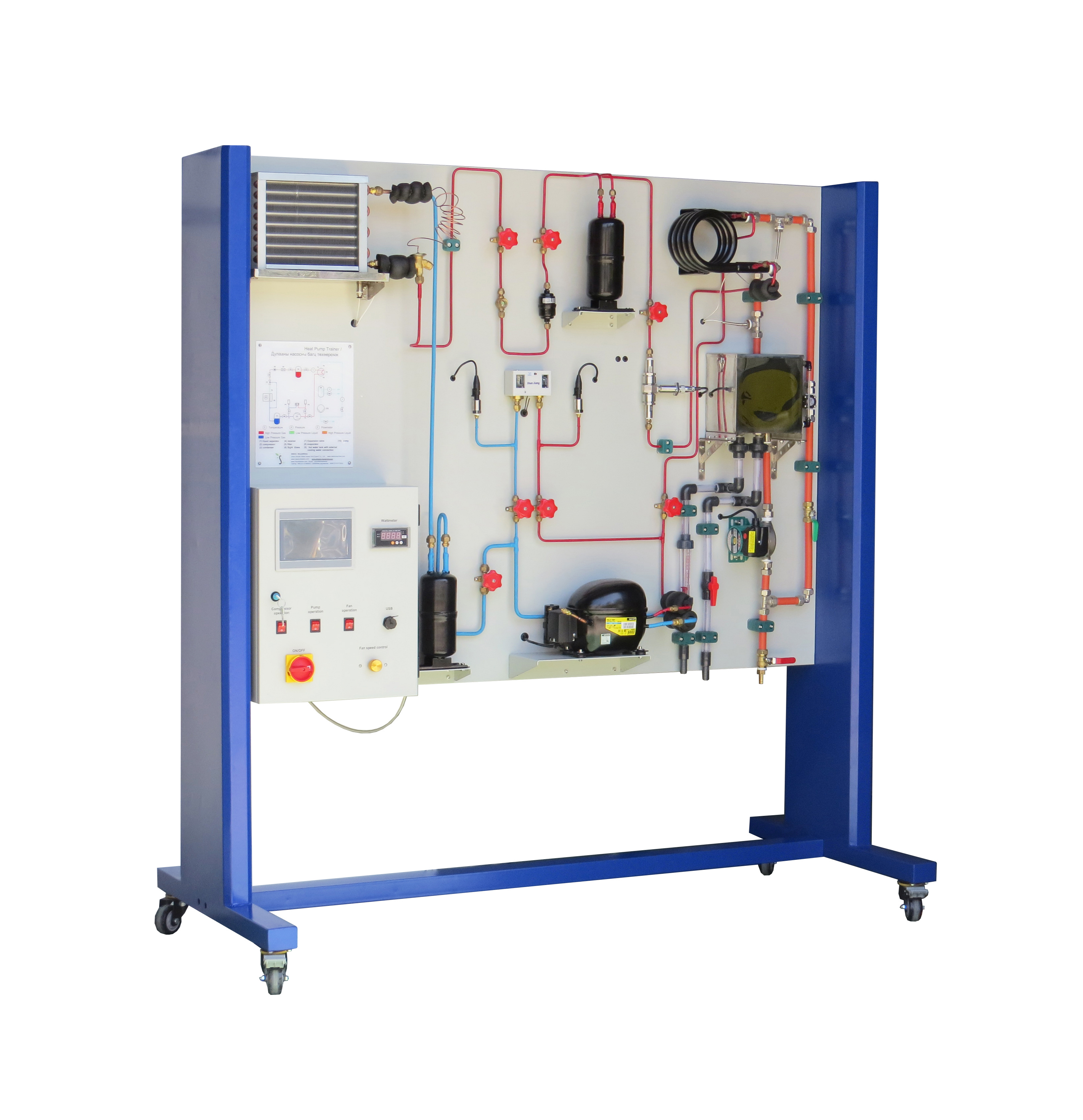 Heat Pump Trainer Air Conditioner Trainer Teaching Equipment Vocational Training Equipment