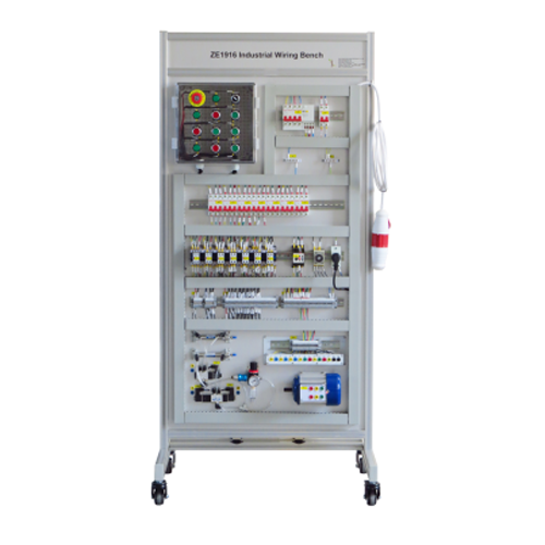 Banco di cablaggio industriale Attrezzatura scolastica Attrezzatura didattica Banco di lavoro per formatori professionali Attrezzatura per la formazione elettrica