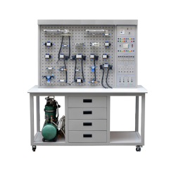 Banco de trabajo de entrenamiento neumático transparente Equipo de entrenamiento neumático Equipo didáctico Equipo de formación profesional