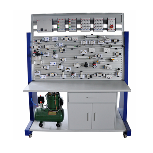 Double Face Electro Pneumatic Trainer Pneumatic Training Equipment Didactic Equipment Vocational Training Equipment