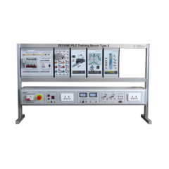 Banco di lavoro per la formazione PLC Banco di lavoro per laboratori scolastici educativi Attrezzatura per l'istruzione professionale Kit di formazione PLC