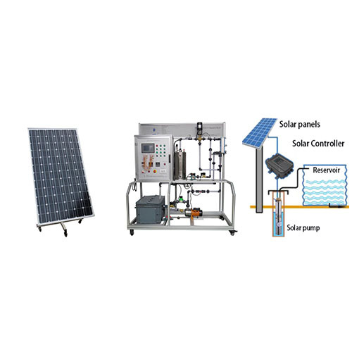 Solar Pump Bench Didactic Equipment Vocational Education Equipment Renewable Training Equipment