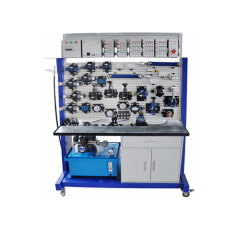 منضدة عمل تدريب كهروهيدروليكي PLC معدات تدريب الميكاترونيات معدات التدريب المهني معدات تعليمية