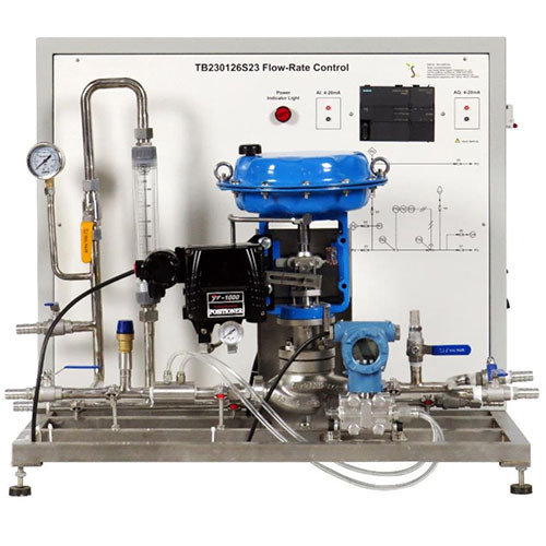 Flow Rate Control Trainer Didactic Equipment Vocational Education Equipment Process Control Trainer