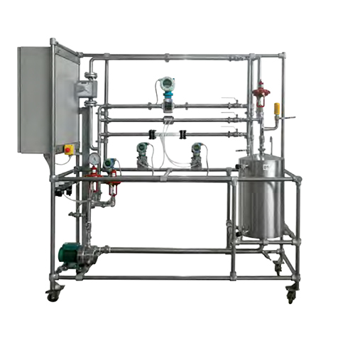 Flow Rate and Pressure Control (Including PID Controller With Software) with Computer and Backup UPS Didactic Equipment Vocational Education Equipment Process Control Trainer