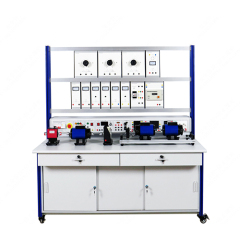 طاولة عمل لاختبار الآلات الكهربائية ذات التيار المستمر، طاولة تدريب مدرسية، معدات مختبر مدرسية، معدات تدريب كهربائي تعليمية