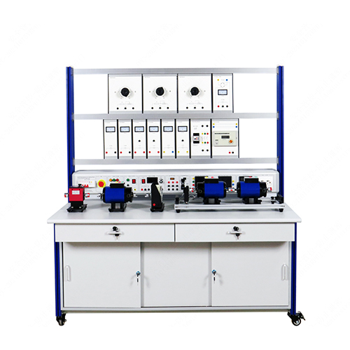 طاولة عمل لاختبار الآلات الكهربائية ذات التيار المستمر، طاولة تدريب مدرسية، معدات مختبر مدرسية، معدات تدريب كهربائي تعليمية