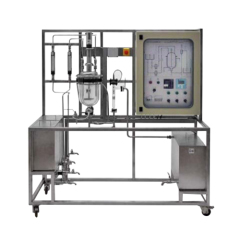 Регулирование pH (включая ПИД-регулятор с программным обеспечением) с компьютером и резервным ИБП. Дидактическое оборудование. Оборудование для профессионального обучения. Тренажер для управления технологическими процессами.