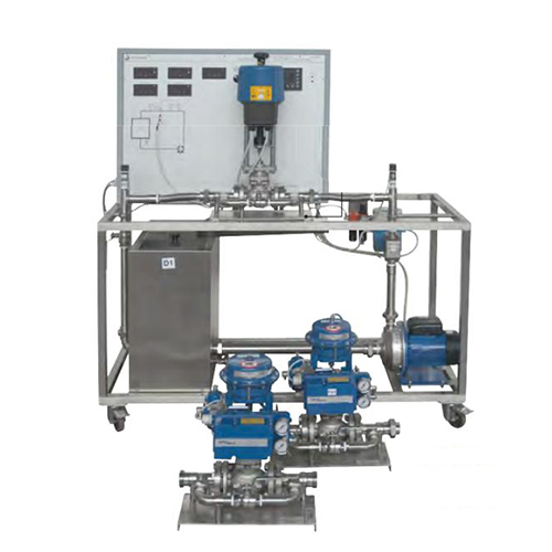Flow-Rate Control and Study of Valves (including PID Controller with Software) with Computer and Backup UPS Didactic Equipment Vocational Training Equipment Process Control Trainer