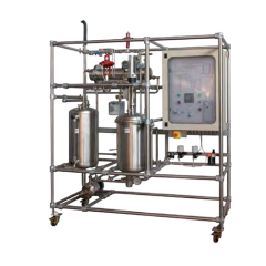 Temperature and Flow Rate Control (including PID Controller with Software) with Computer and Backup UPS Didactic Equipment Vocational Training Equipment Process Control Trainer