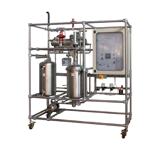 Temperature and Flow Rate Control (including PID Controller with Software) with Computer and Backup UPS Didactic Equipment Vocational Training Equipment Process Control Trainer