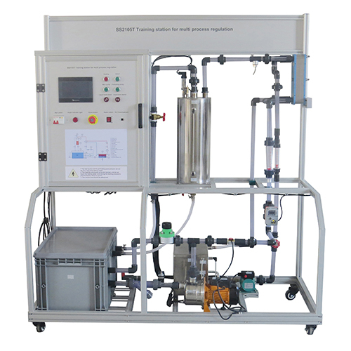 Teaching Station For Level, Flow, Pressure And Temperature Control Didactic Equipment Vocational Education Equipment Process Control Trainer