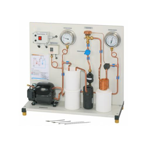 Simple Compression Refrigeration Circuit Refrigeration Laboratory Equipment Didactic Equipment Vocational Training Equipment